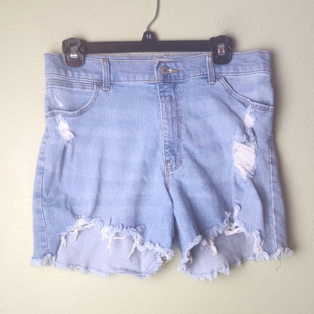 Wrangler Women's Denim Cut Off Shorts Size 12